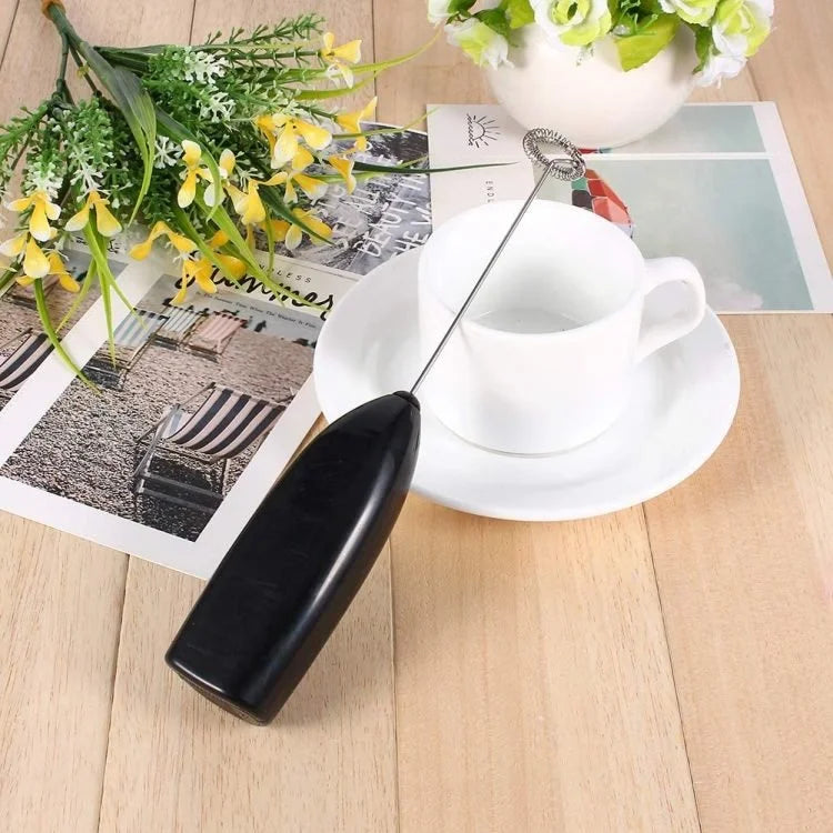 Electric Milk Frother Handheld Coffee Stirrer – Portable Mini Electric Whisk for Coffee, Latte, Cappuccino, Matcha, Eggs & Drinks