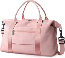 Women’s Travel Duffel Bag – Weekender Gym & Overnight Bag with Wet Pocket and Trolley Sleeve