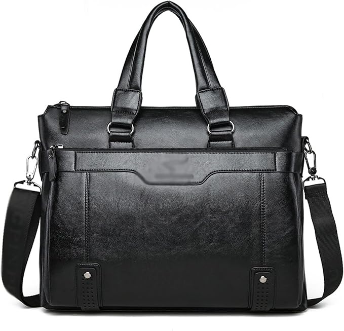 Men’s Laptop Briefcase Bag – High Capacity Messenger Bag for 14-Inch Laptop & Documents