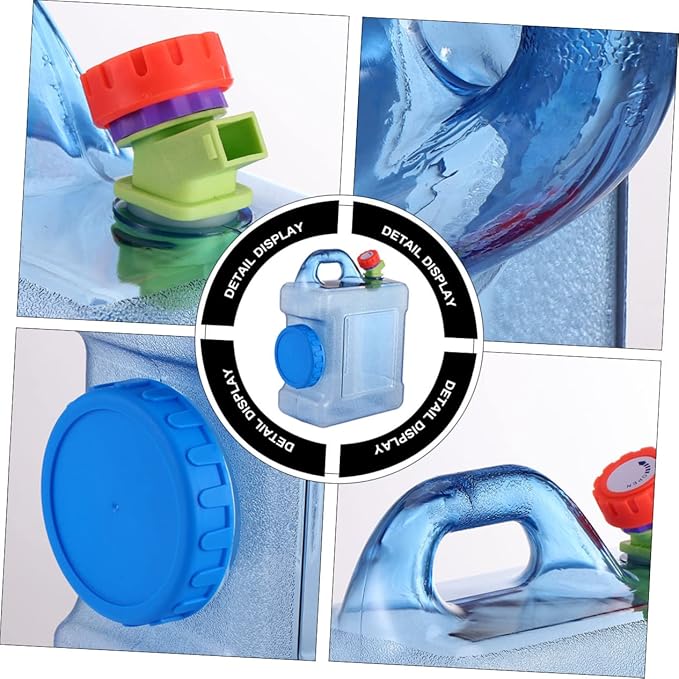 5L Collapsible Water Storage Tank with Faucet – Portable Plastic Bucket for Camping, Car, Outdoor Use