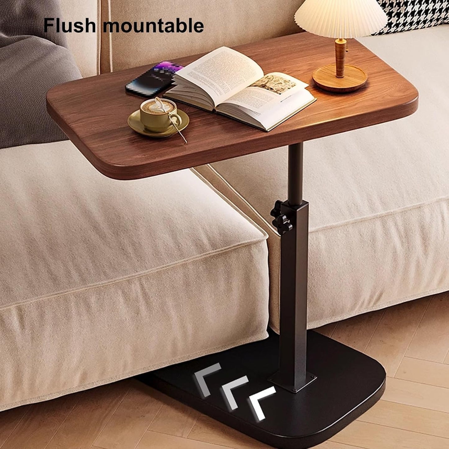 Simple Modern Coffee Table – 2-Tier Side Table & Bedside Storage Rack – Versatile Sofa End Table for Living Room & Bedroom