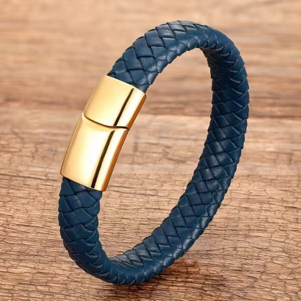 8 Colors Classic Leather Men Bracelet (EGBT059)
