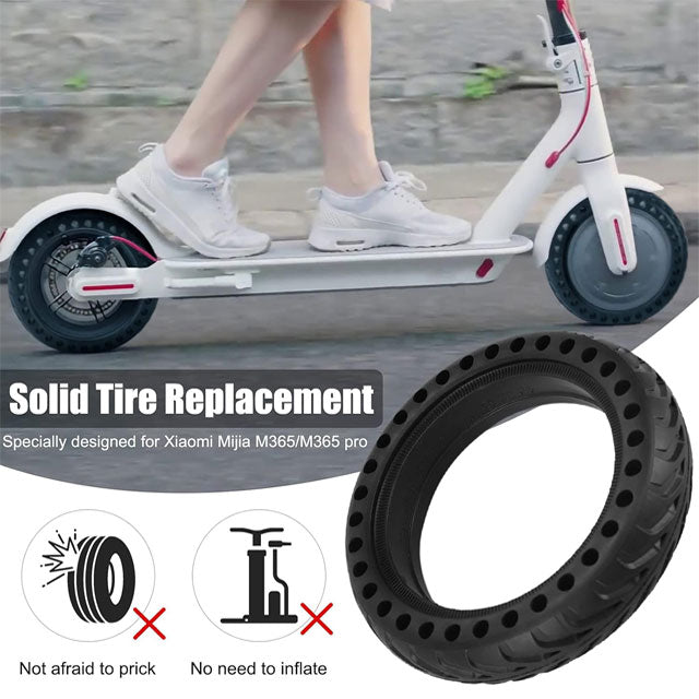 8.5" Solid Honeycomb Tire Replacement for Xiaomi M365 Electric Scooter – Compatible with Mijia Mi M365 Pro, Gotrax GXL V2 & XR, Front/Rear Scooter Wheel