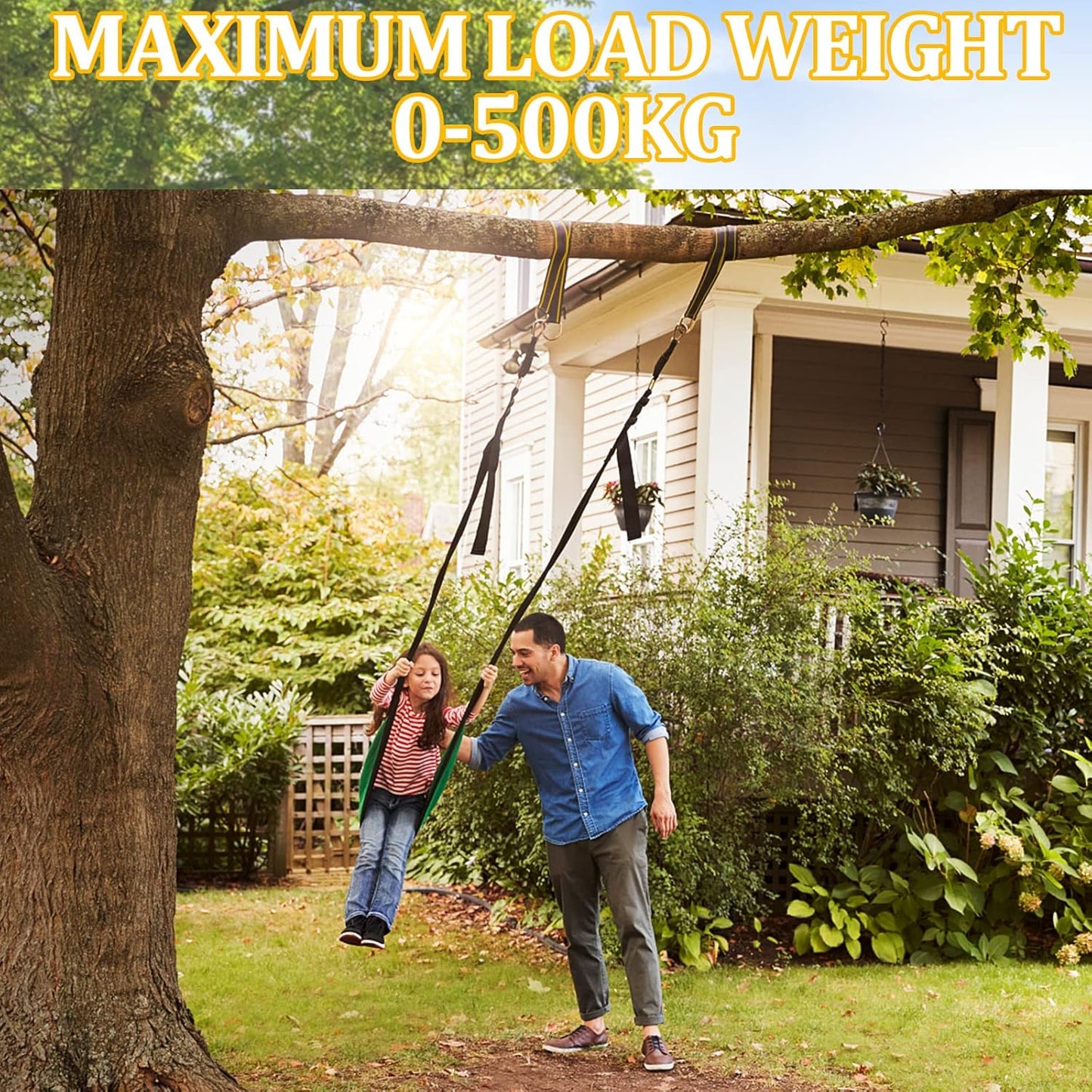 ALECPEA Sangles et poignées de fitness portables – Bandes de résistance réglables pour les entraînements à domicile, en voyage et en déplacement