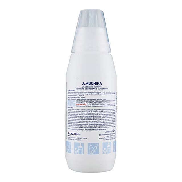 AMUCHINA 500ML Powerful Multi-Surface Disinfectant & Sanitizer – Ultimate Germ & Virus Killer for Home, Office, & Healthcare Use