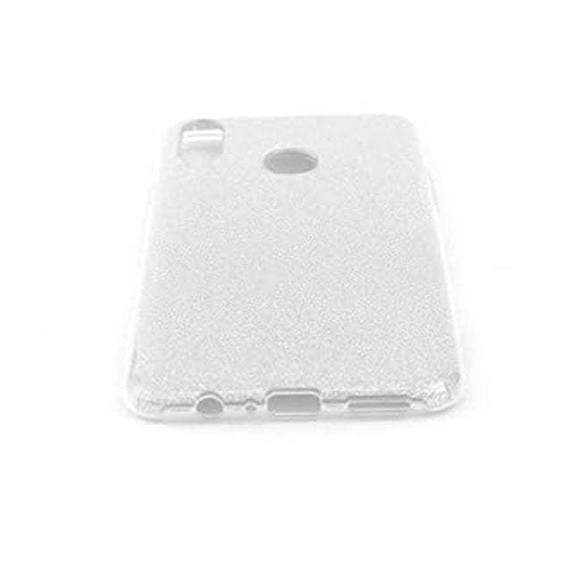 ARBUDA Silver Glitter Back Case Cover for Samsung Galaxy A20s – Elegant & Durable Phone Protection
