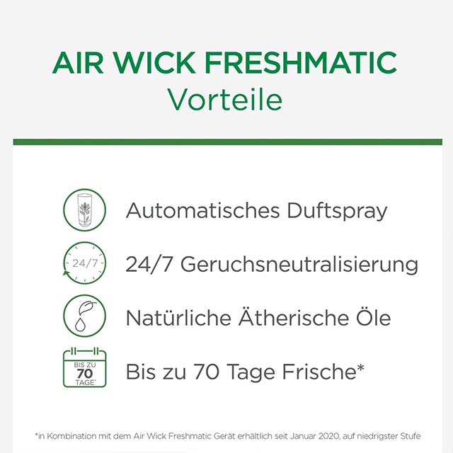 AirWick Freshmatic Lavender Refill 250 ml – Premium Long-Lasting Air Freshener for Home & Office