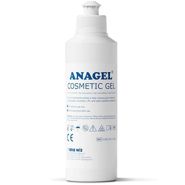 Anagel Cosmetic IPL/Laser Gel 250ml – Professional Hair Removal & Skin Rejuvenation Formula