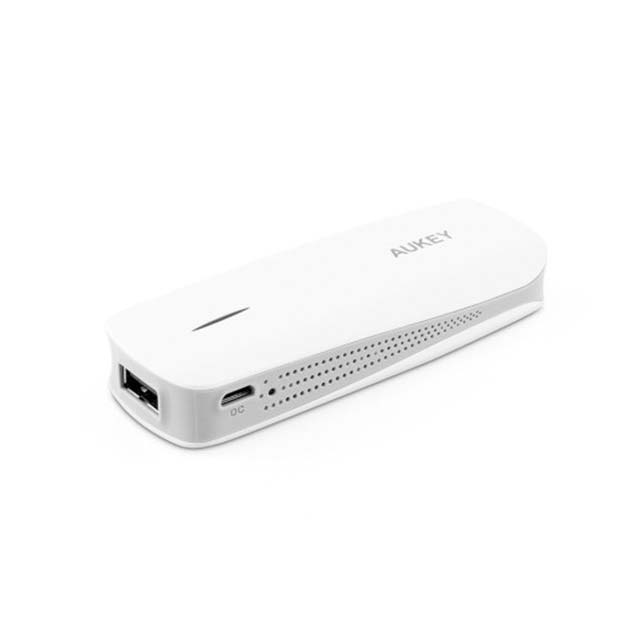 Aukey Wireless Travel Router & 1800mAh Power Bank - White