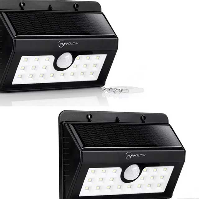 Auraglow AG388 Wireless Solar Security Lights