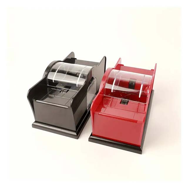 Automatic Card Game Shuffler - Hand Crank Poker Shuffler for 2-6 Pairs, Texas Three Kingdoms Table Game Dealer