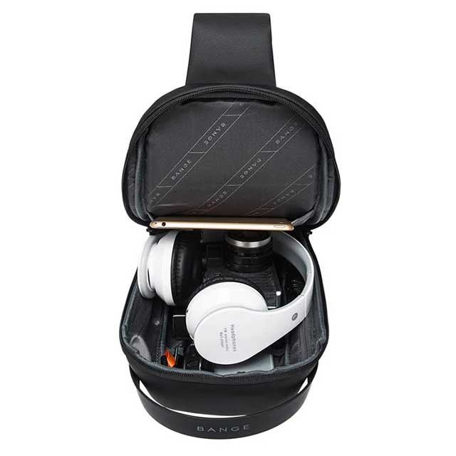 BANGE Waterproof Chest Bag – Anti-Theft Crossbody Sling Bag for Men & Women