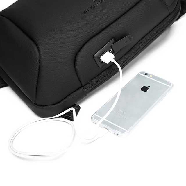 BANGE Waterproof Chest Bag – Anti-Theft Crossbody Sling Bag for Men & Women