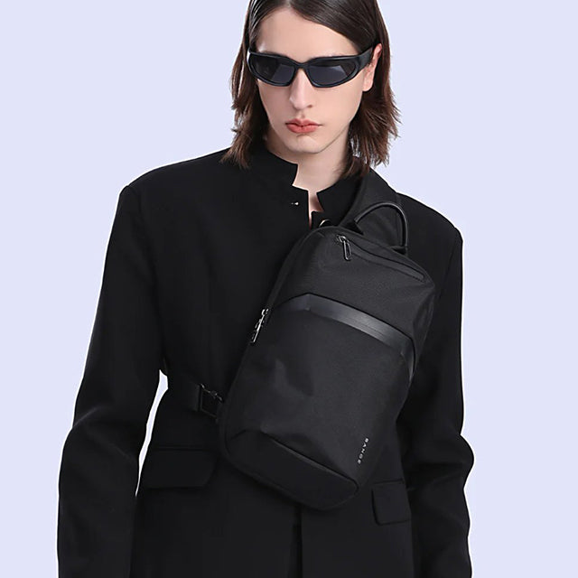 BANGE Waterproof Chest Bag – Anti-Theft Crossbody Sling Backpack for Travel, Hiking & Daily Use