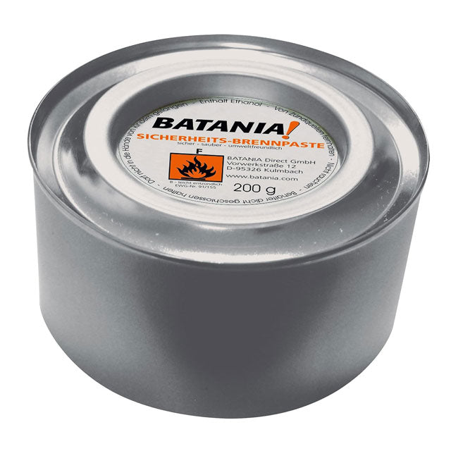 BATANIA 48 x 200g Fuel Paste – Long-Lasting, Non-Toxic, Soot & Smoke Free Burning Tin for Hot Buffets & Chafing Dishes, Up to 3 Hours Burn Time