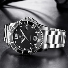 Montre BENYAR pour homme en acier inoxydable à mouvement automatique, modèle BY-5152