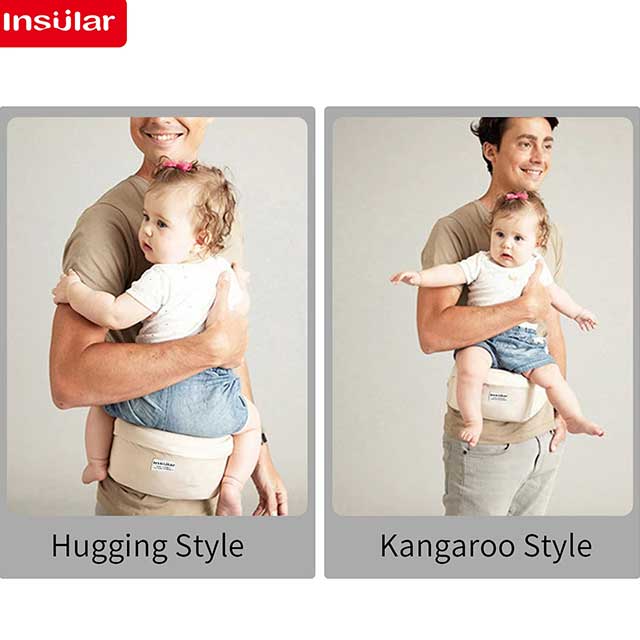 Baby Carrier with Waist Stool – Adjustable Infant Hip Seat Sling for Newborns & Toddlers | Ergonomic Baby Backpack & Walking Belt