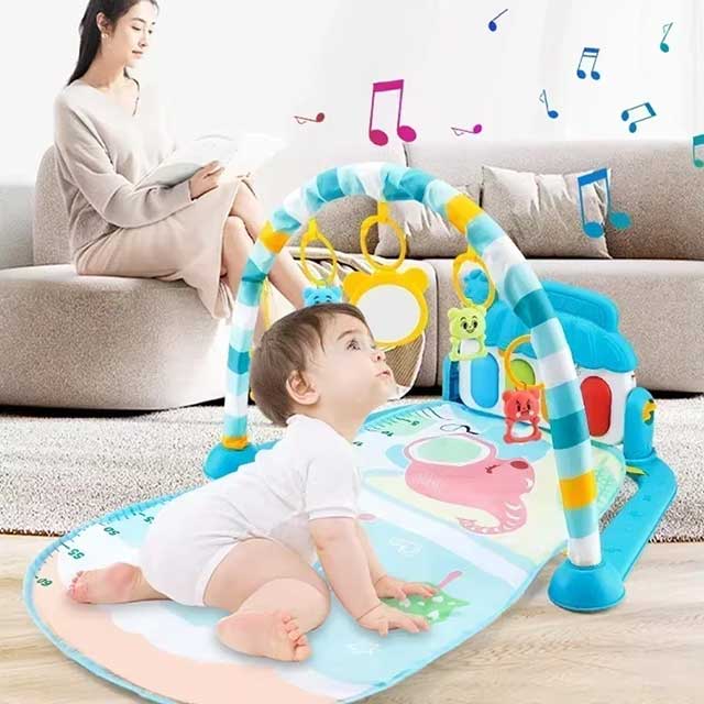 Baby Musical Play Mat – Piano Keyboard Gym Carpet for Crawling & Early Learning | Infant Activity Rug & Educational Toy Gift