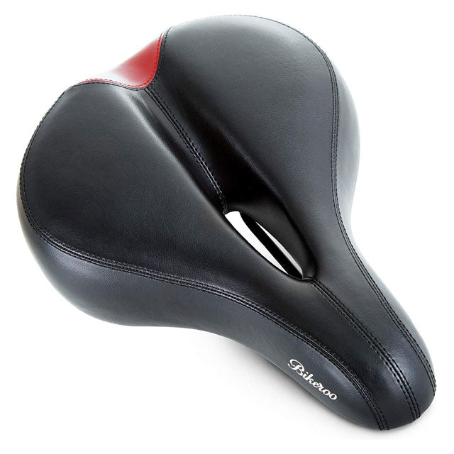 Bikeroo Oversized Bike Seat Cushion for Peloton, Road & Stationary Bikes – Wide, Comfortable Bicycle Saddle Replacement for Men & Women