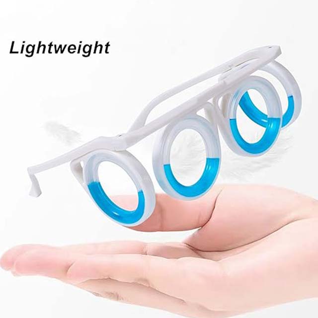 Boarding Glasses- Motion Sickness Glasses Anti Motion- Sickness and Wearable Nausea Goggles for Adults and Children Car Sickness Sickness