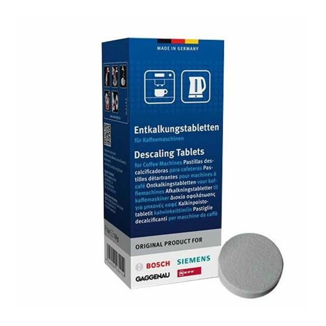 Bosch Descaling Tablets – Powerful Limescale Remover for Coffee Machines & Household Appliances