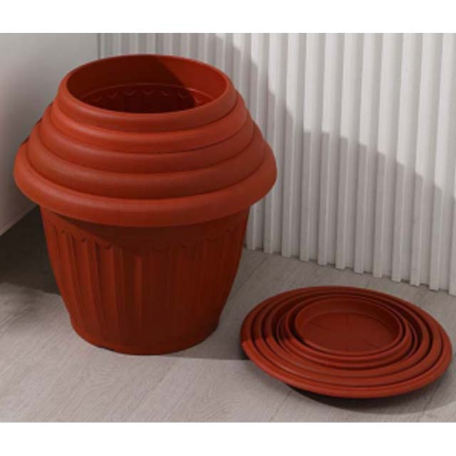 Boss Flower Plastic Pots for Indoor & Outdoor Plants – Durable Garden Planters for Home & Balcony Decor