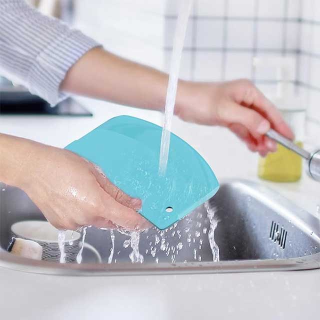 Bright Yellow Dough & Pastry Scraper