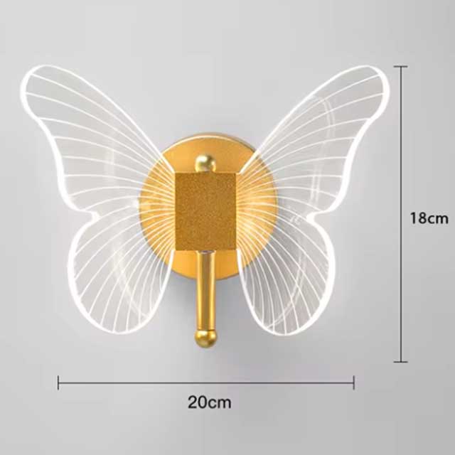 Butterfly LED Pendant Light – Nordic Hanging Ceiling Lamp for Bedroom, Living Room & Home Decor