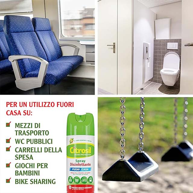 CITROSIL Outdoor Disinfectant Spray with Real Citrus Essences – Eco-Friendly Home, Garden & Patio Sanitizer