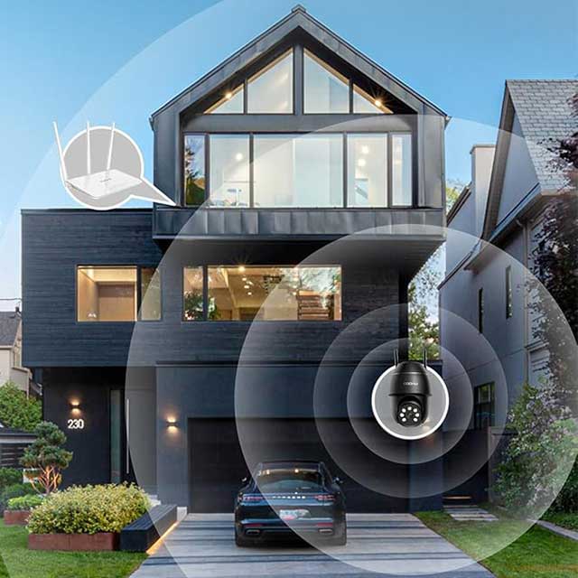 COOAU Outdoor WiFi Security Camera