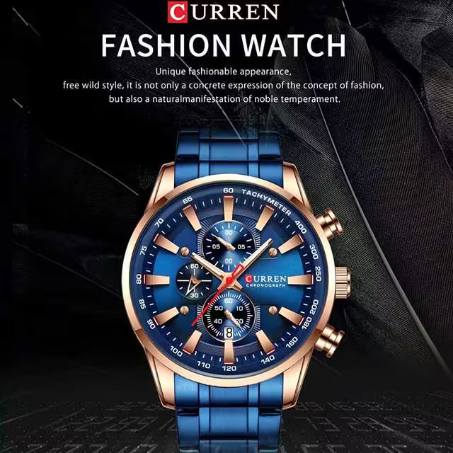 CURREN Waterproof Chrono Men Watch (CU8351)