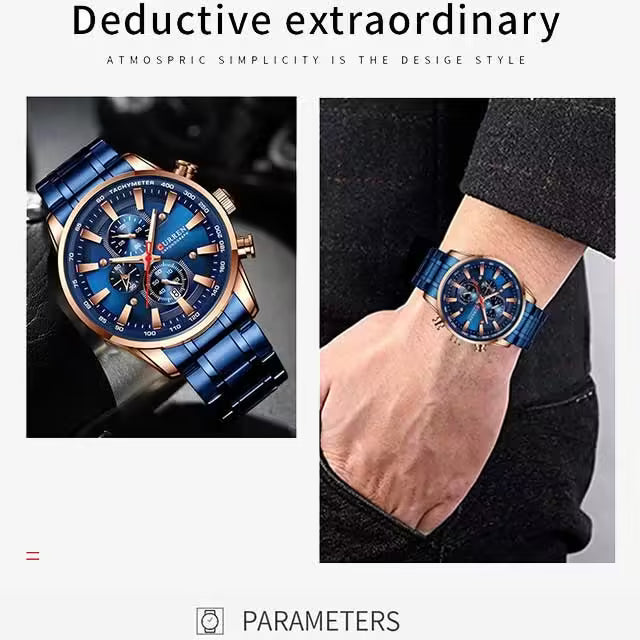 CURREN Waterproof Chrono Men Watch (CU8351)