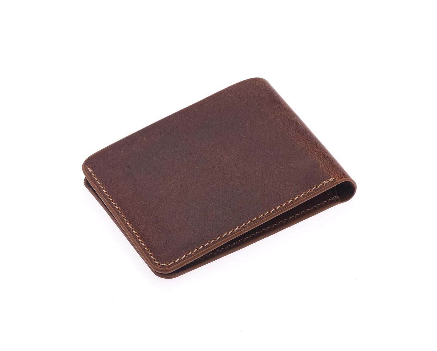 Westpolo Genuine Tumbled Leather Handmade Unisex Leather Wallet (1425C)