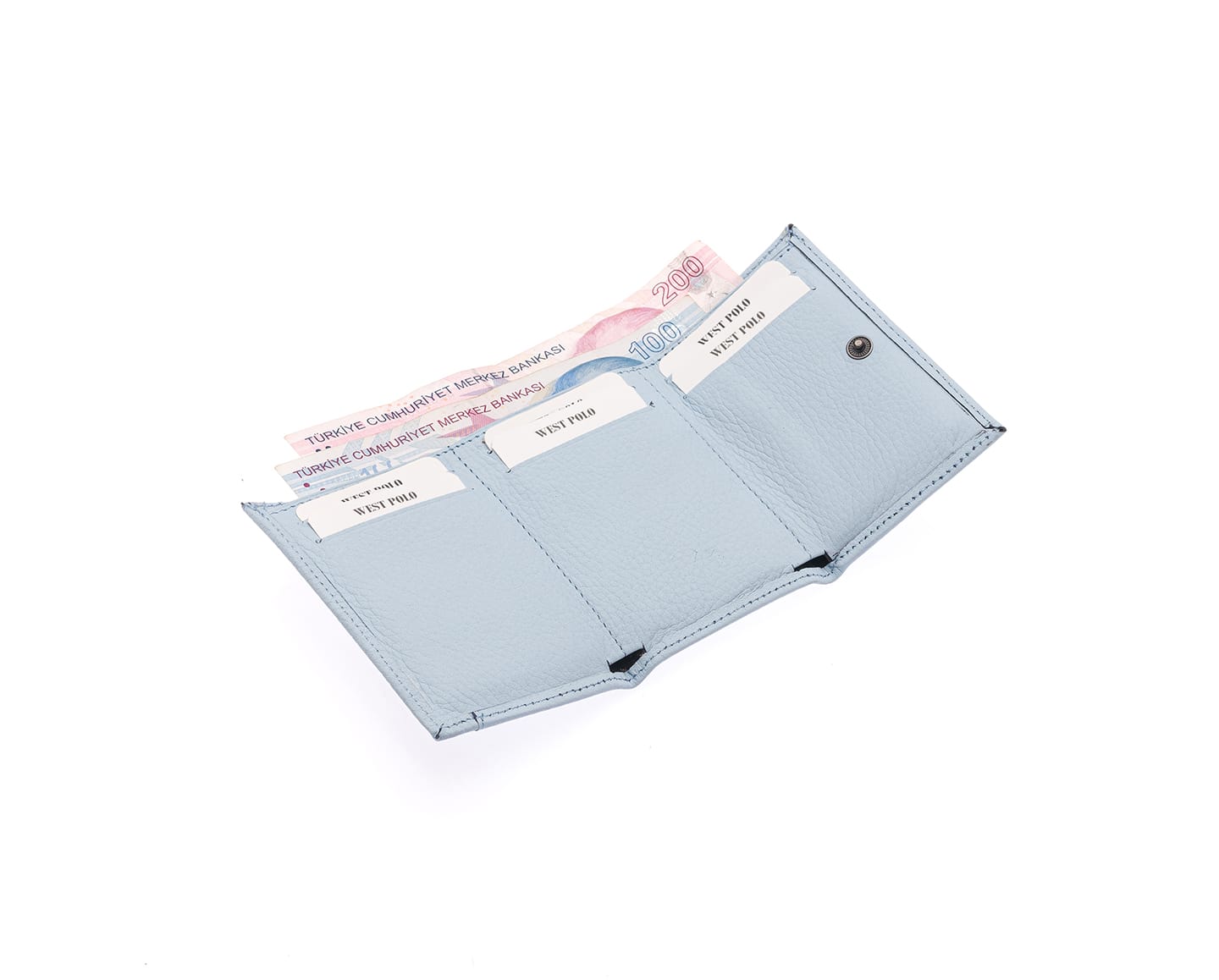 Portefeuille unisexe en cuir véritable Westpolo (2732)