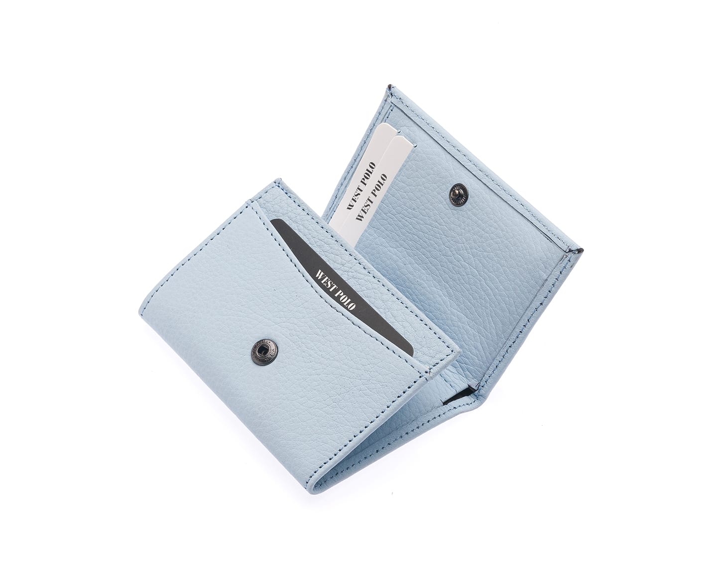 Portefeuille unisexe en cuir véritable Westpolo (2732)