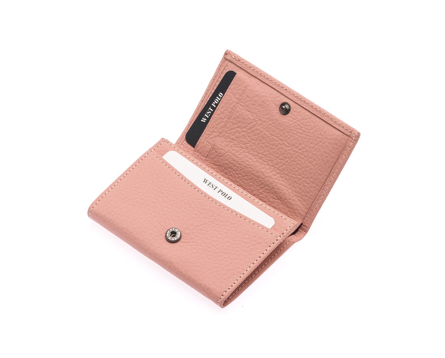 Portefeuille unisexe en cuir véritable Westpolo (2732)