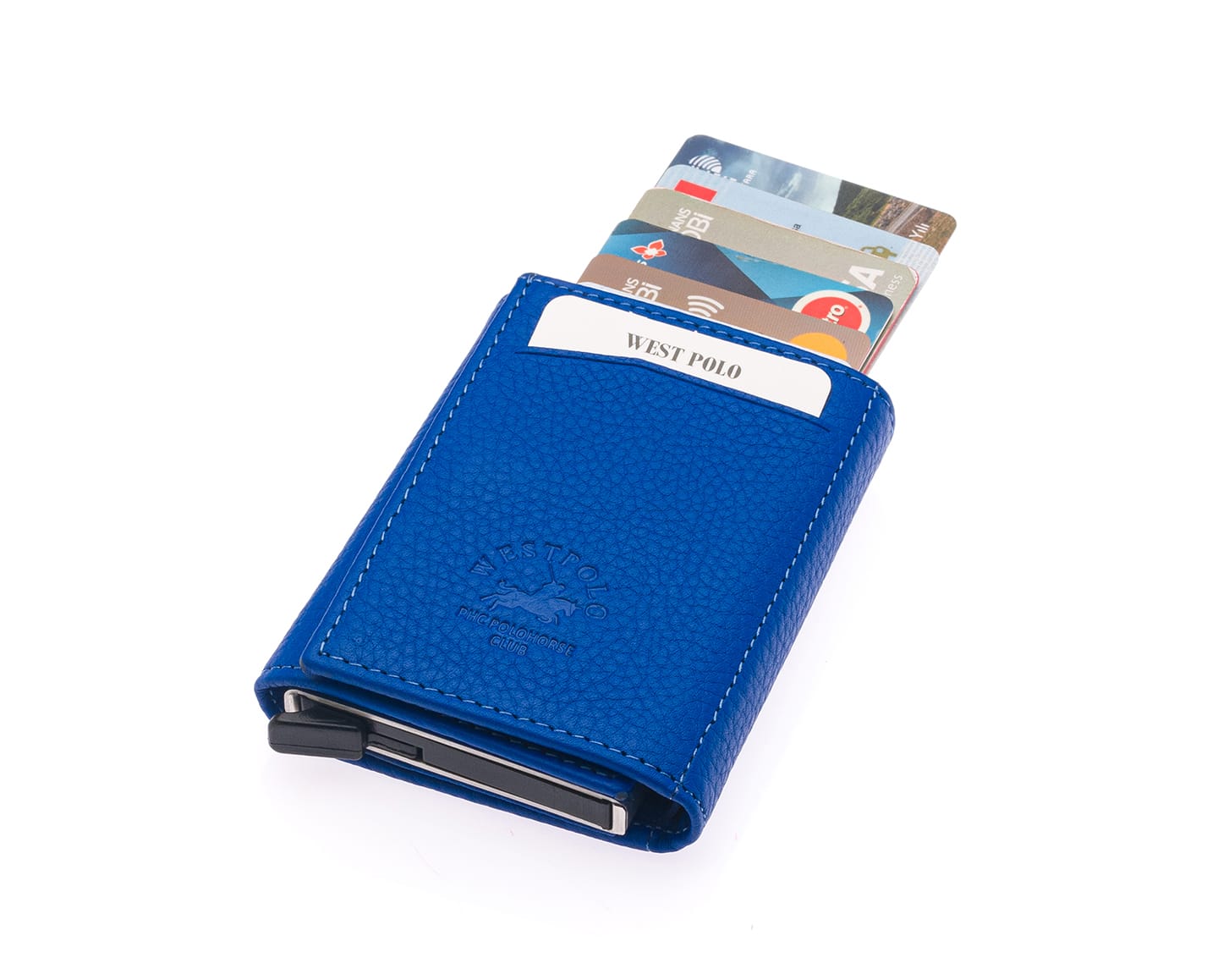 Westpolo Safari Large Card Holder Genuine Leather Unisex Mechanism Wallet (5550)