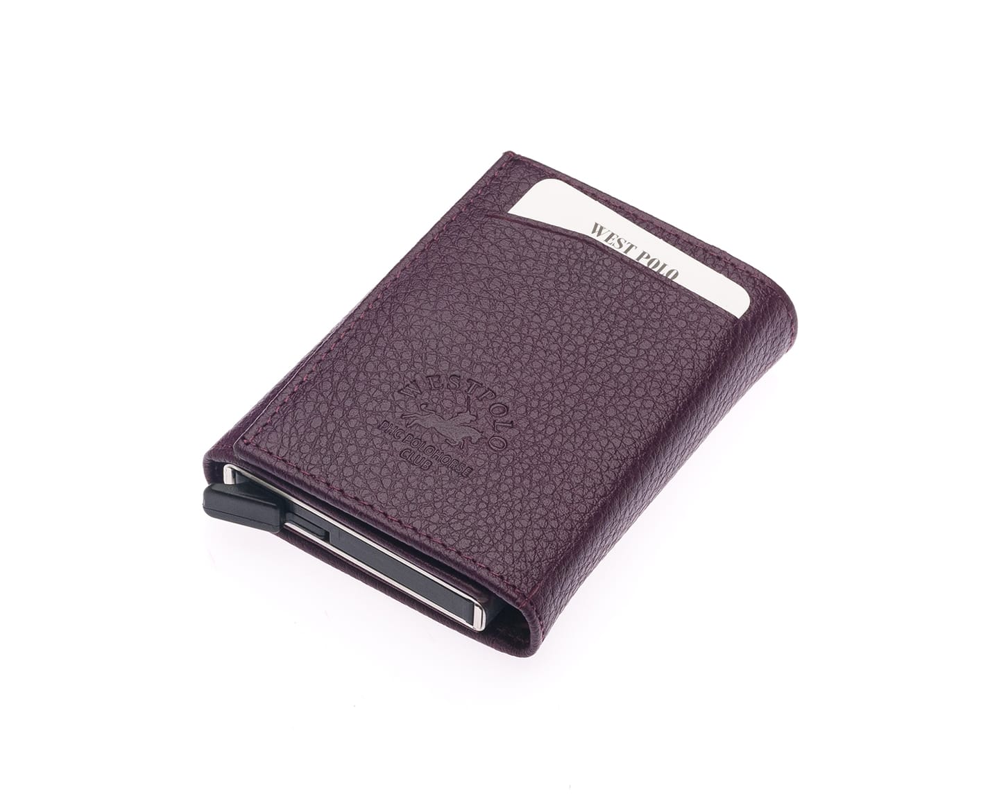 Westpolo Safari Large Card Holder Genuine Leather Unisex Mechanism Wallet (5550)