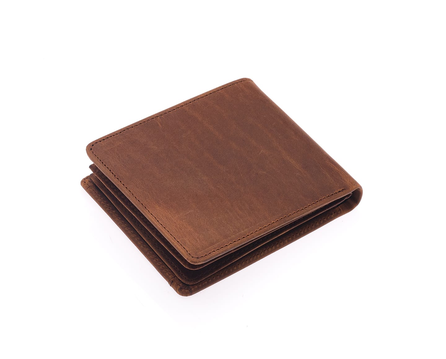 محفظة ويستبولو الجلدية الأصلية للرجال مع حجرة للبطاقات وحجرة للعملات المعدنية (558C)