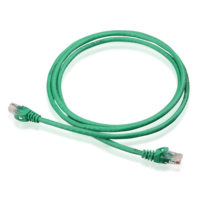 Cable Matters 10Gbps Snagless Cat6 Ethernet Cable – 5ft Green High-Speed Network & Internet Cable (1PC)