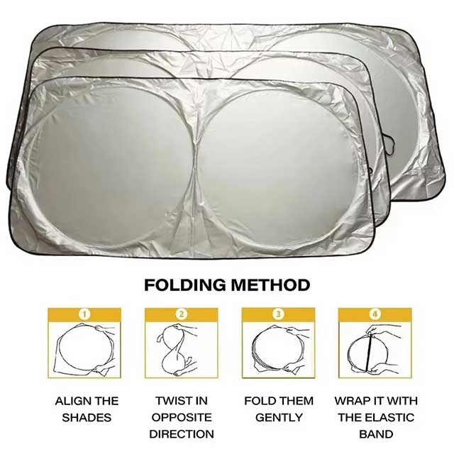 Car Window Sunshade Cover – Foldable Windshield Visor & UV Protection Curtain for Front/Side Windows | Auto Styling Accessory