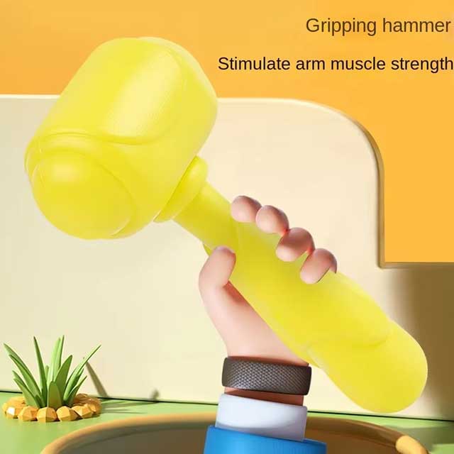 Cartoon Whac-A-Mole Montessori Toy – Animal-Themed Knocking Game for Toddlers & Kids, Educational Birthday Gift for Boys & Girls