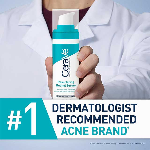 CeraVe Resurfacing Retinol Serum for Post Acne Marks