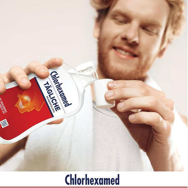 Chlorhexamed Daily Mouthwash – Clinically Proven Dual Formula with 0.06% Chlorhexidine for Gum Protection & Oral Hygiene (500 ml)