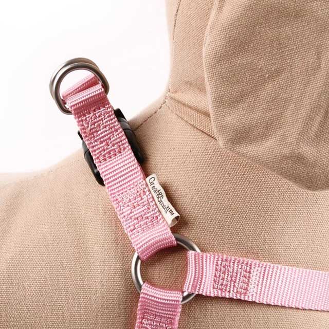Classic Pink Dog Harness – Adjustable, Durable & Comfortable Pet Accessory for Small & Medium Dogs