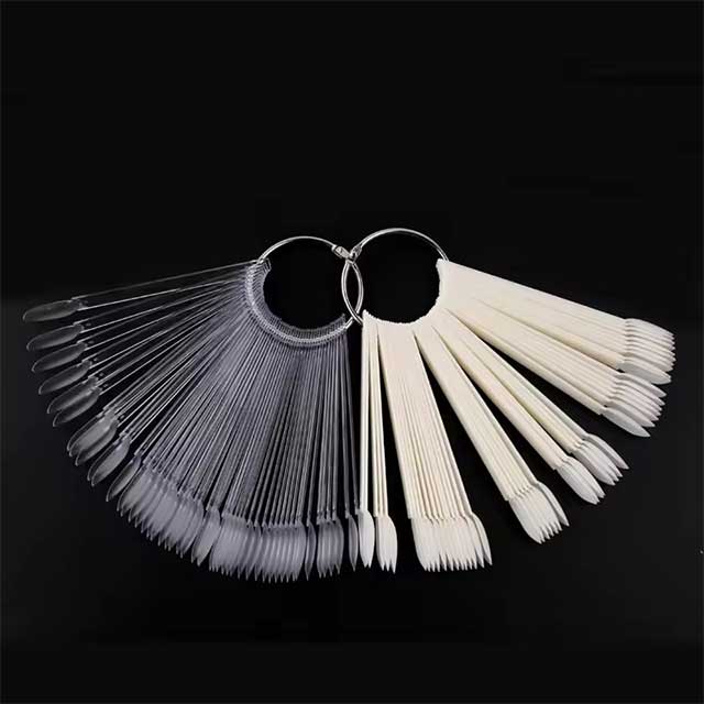 Clear Nail Color Sample Display