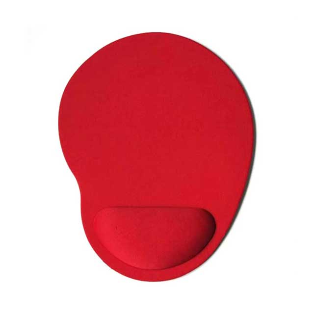 Comfort Mouse Pad with Wrist Rest – Thick Soft Ergonomic Mouse Mat for Laptop, PC & Gaming | Geometric Design Desk Pad