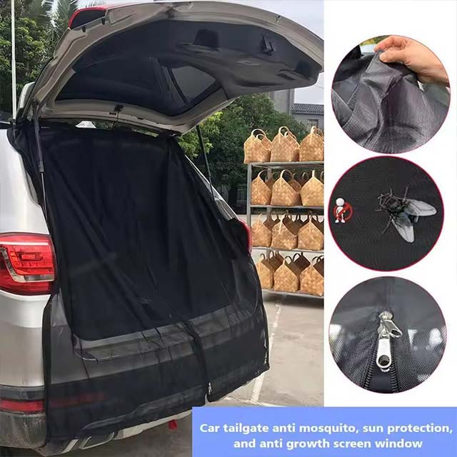 Custom Fit SUV Car Mosquito Net – Anti-Flying Insect Mesh Curtain & Camping Cover