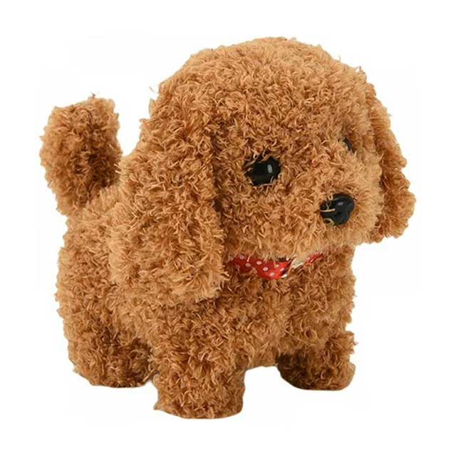 Cute Electric Simulation Dog Plush Toy – Realistic Chow Chow, Poodle, Labrador & Saint Bernard Pet for Kids | Interactive Walking & Barking Puppy Gift