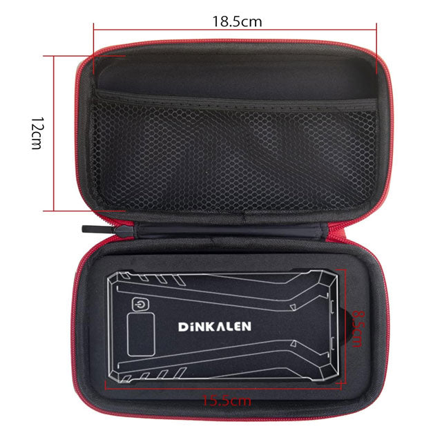 DINKALEN EVA Waterproof Portable Safety Case for Car Jump Starters & Tools (S) – Durable Travel Protection Carrying Bag